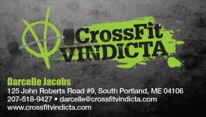 CrossFit Vindicta Business Card Design