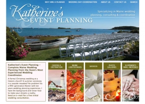 Katherine's Event Planning Website redesign