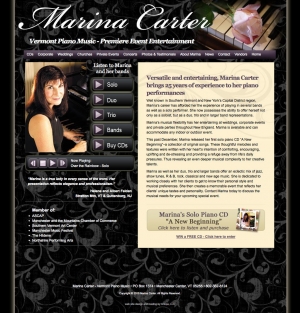 Marina Carter - Vermont Piano Music website